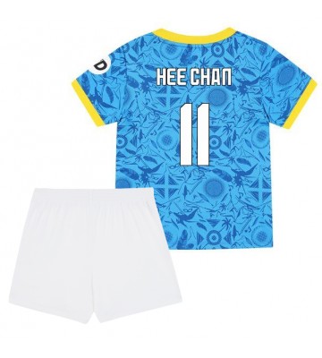 Wolves Hee-chan Hwang #11 Tredjetrøje Børn 2025-26 Kortærmet (+ Korte bukser)
